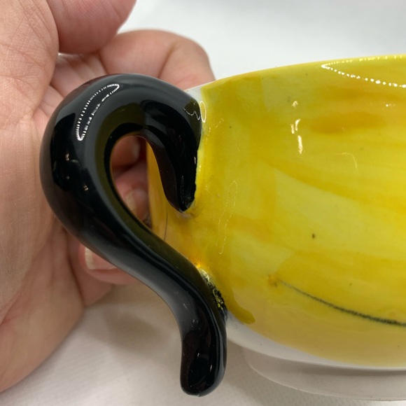 Italian pottery 3 piece serving set - Picture 4 of 16